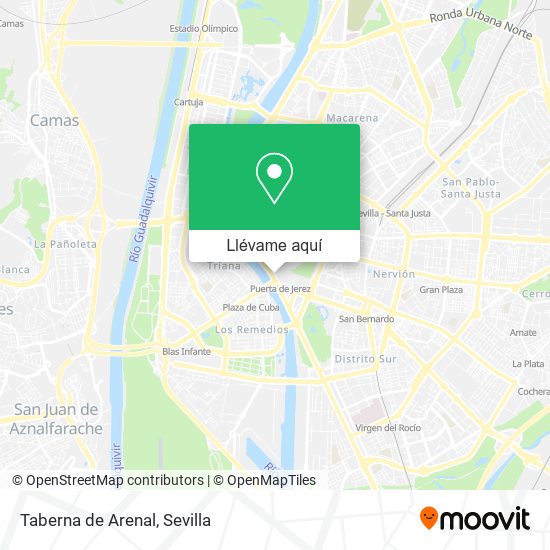 Mapa Taberna de Arenal
