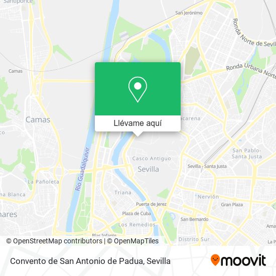 Mapa Convento de San Antonio de Padua