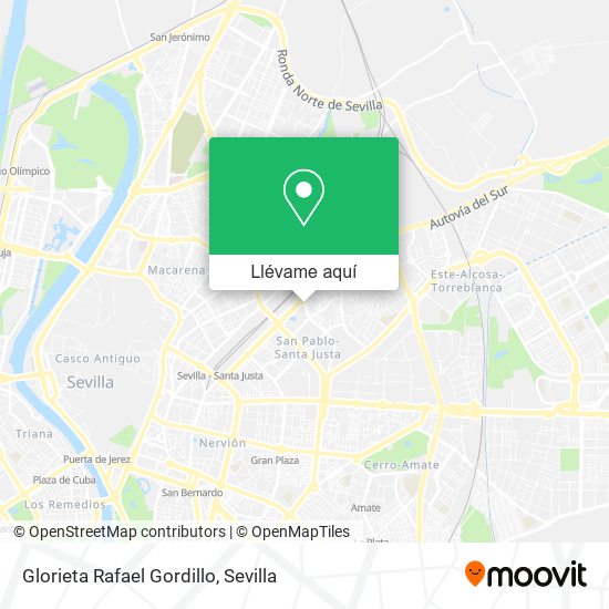 Mapa Glorieta Rafael Gordillo