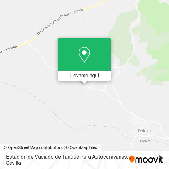 Mapa Estación de Vaciado de Tanque Para Autocaravanas