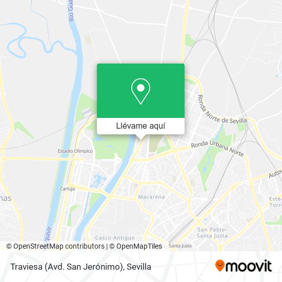 Mapa Traviesa (Avd. San Jerónimo)