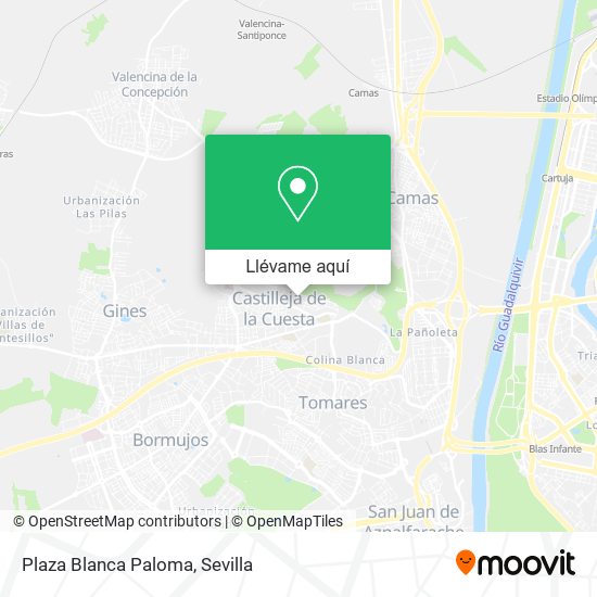 Mapa Plaza Blanca Paloma