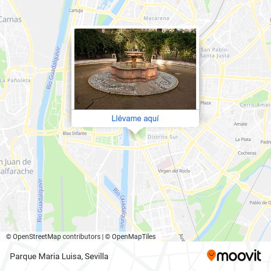 Mapa Parque Maria Luisa