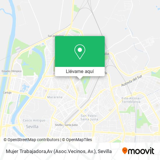 Mapa Mujer Trabajadora,Av (Asoc.Vecinos, Av.)