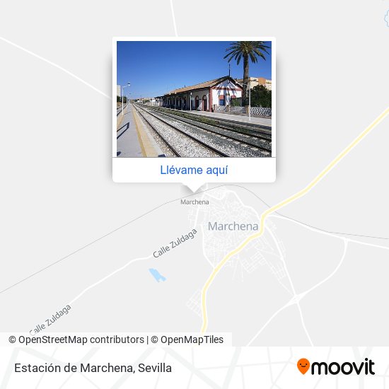 Mapa Estación de Marchena