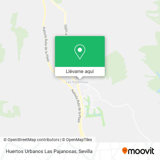 Mapa Huertos Urbanos Las Pajanosas