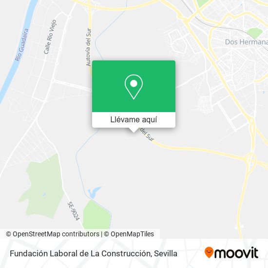 Mapa Fundación Laboral de La Construcción