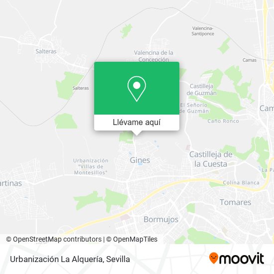 Mapa Urbanización La Alquería
