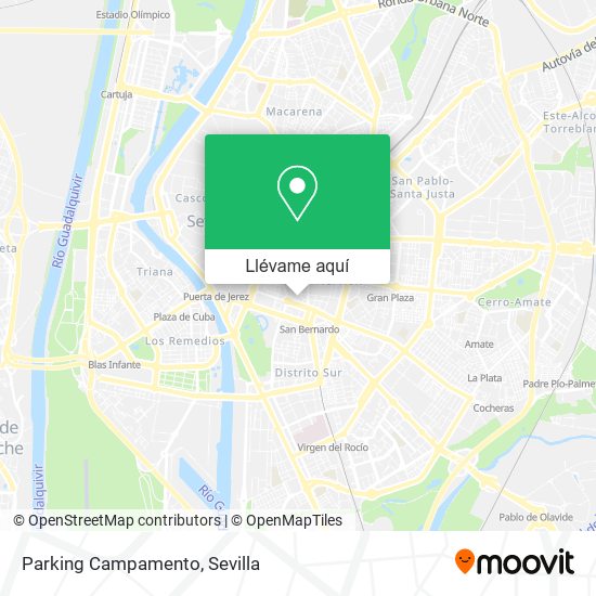 Mapa Parking Campamento