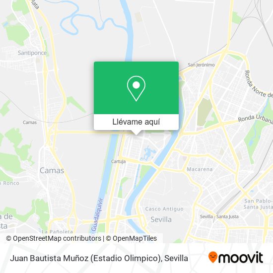 Mapa Juan Bautista Muñoz (Estadio Olimpico)