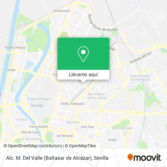 Mapa Alc. M. Del Valle (Baltasar de Alcázar)