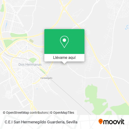 Mapa C.E.I San Hermenegildo Guardería