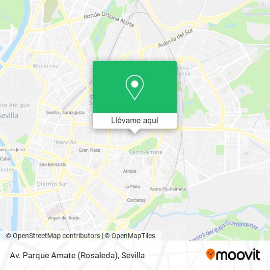 Mapa Av. Parque Amate (Rosaleda)