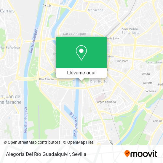 Mapa Alegoría Del Río Guadalquivir