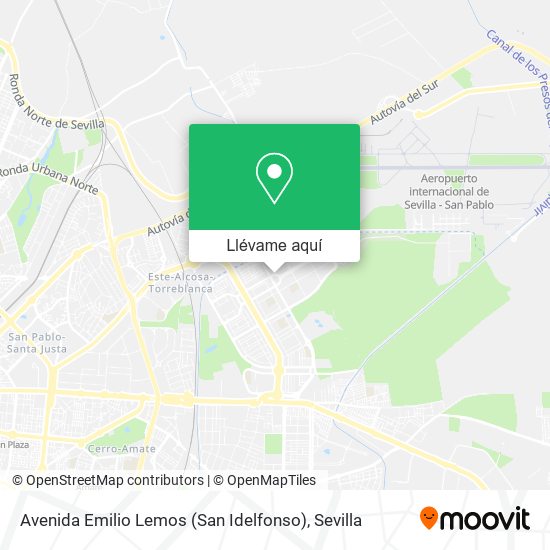 Mapa Avenida Emilio Lemos (San Idelfonso)