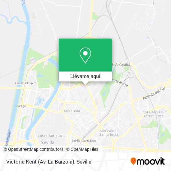 Mapa Victoria Kent (Av. La Barzola)