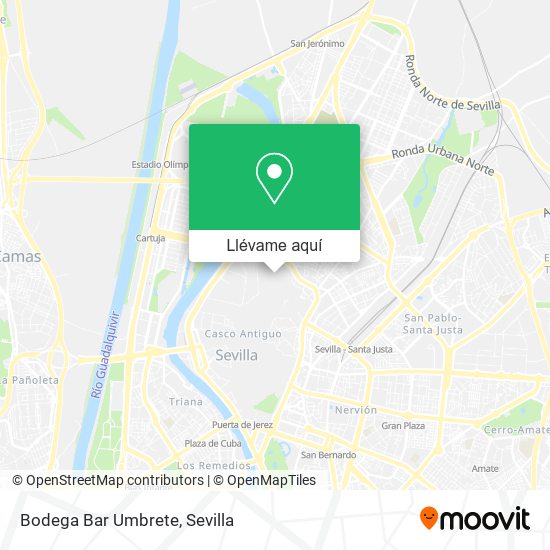 Mapa Bodega Bar Umbrete