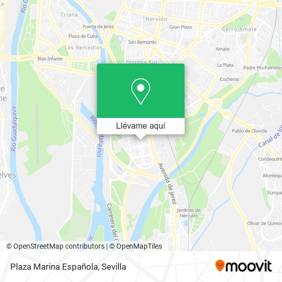 Mapa Plaza Marina Española