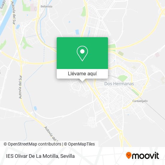 Mapa IES Olivar De La Motilla