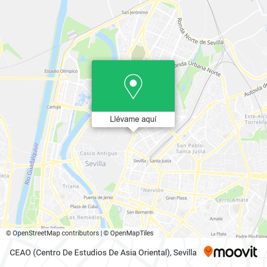 Mapa CEAO (Centro De Estudios De Asia Oriental)