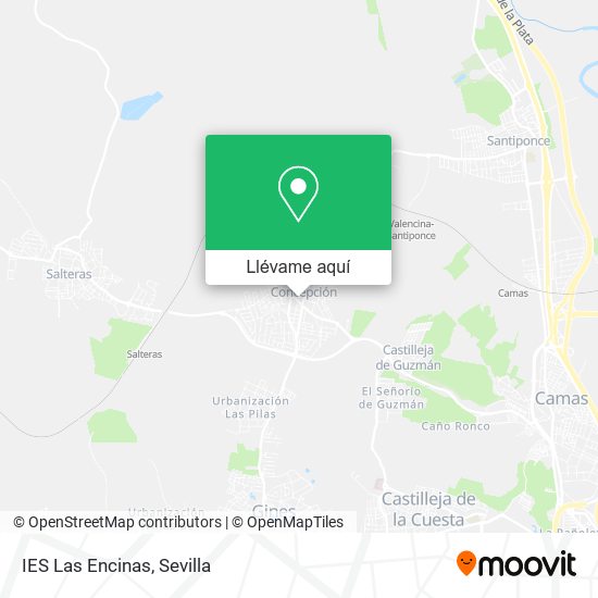 Mapa IES Las Encinas
