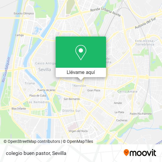 Mapa colegio buen pastor