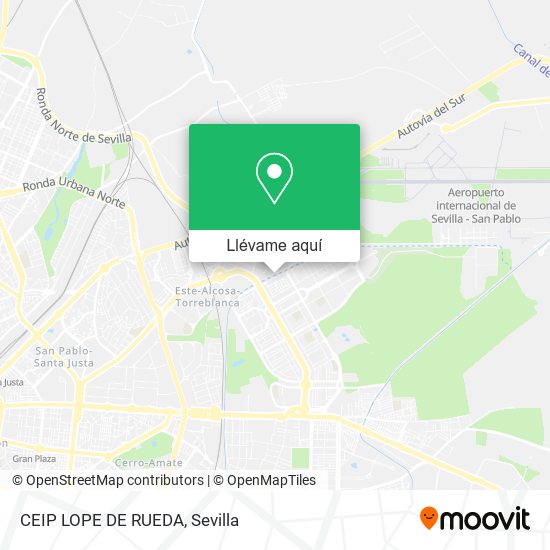 Mapa CEIP LOPE DE RUEDA