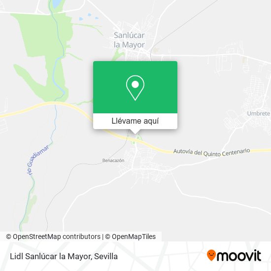 Mapa Lidl Sanlúcar la Mayor