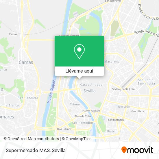 Mapa Supermercado MAS