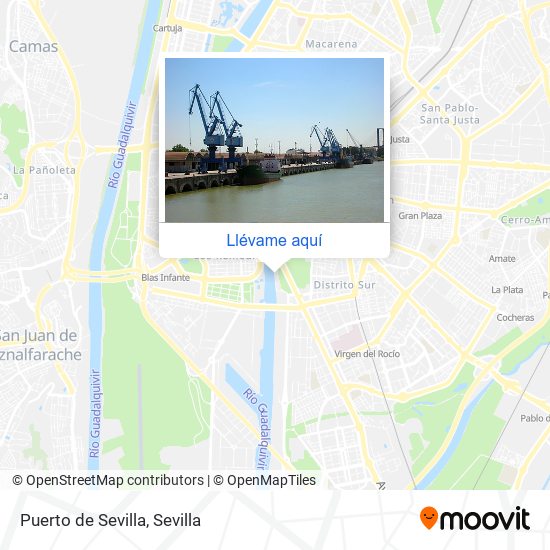 Mapa Puerto de Sevilla