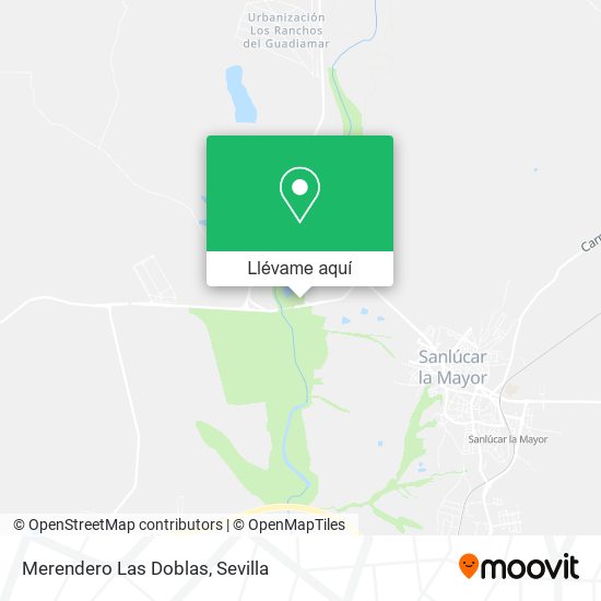 Mapa Merendero Las Doblas