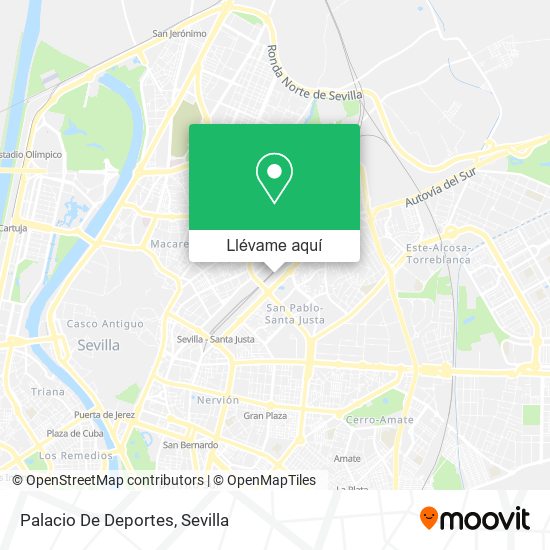 Mapa Palacio De Deportes
