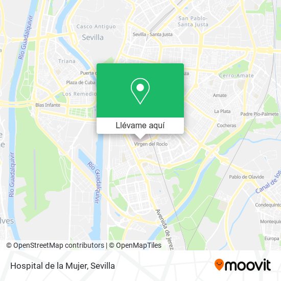 Mapa Hospital de la Mujer