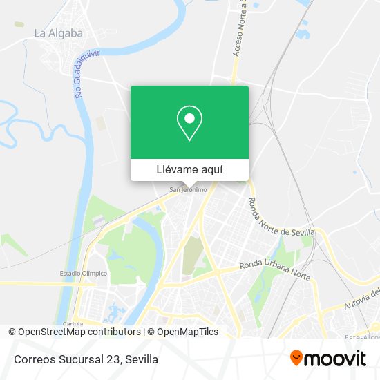 Mapa Correos Sucursal 23