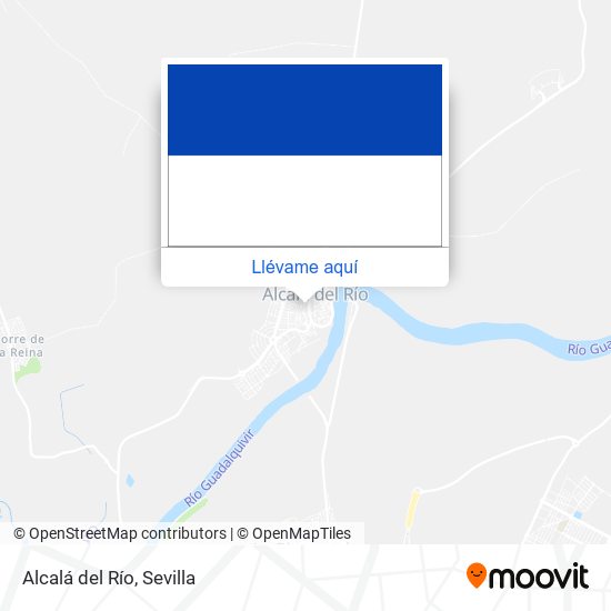 Mapa Alcalá del Río
