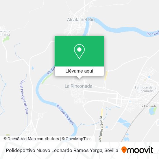 Mapa Polideportivo  Nuevo Leonardo Ramos Yerga