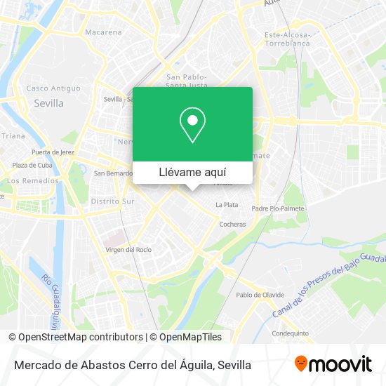 Mapa Mercado de Abastos Cerro del Águila