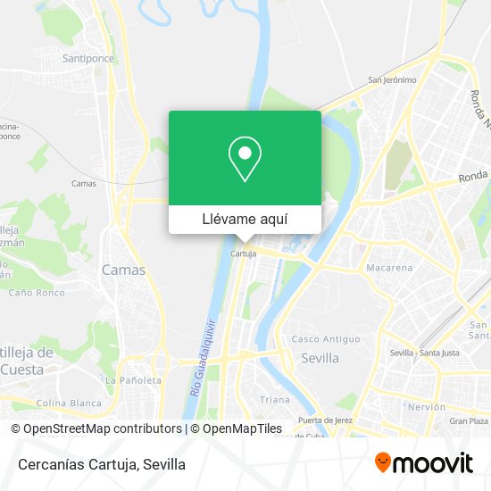 Mapa Cercanías Cartuja
