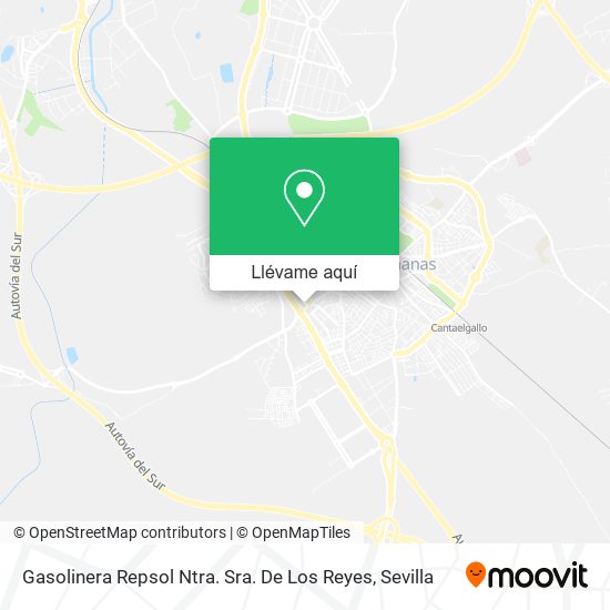 Mapa Gasolinera Repsol Ntra. Sra. De Los Reyes
