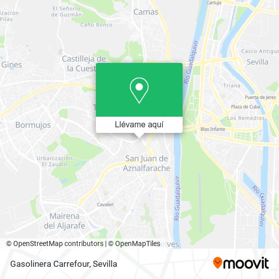 Mapa Gasolinera Carrefour