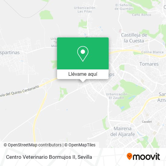 Mapa Centro Veterinario Bormujos II