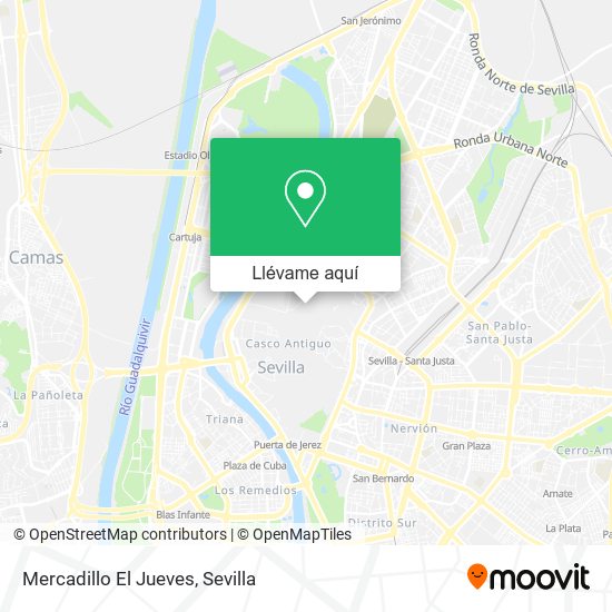 Mapa Mercadillo  El Jueves