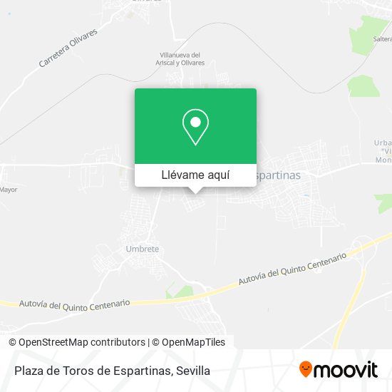 Mapa Plaza de Toros de Espartinas