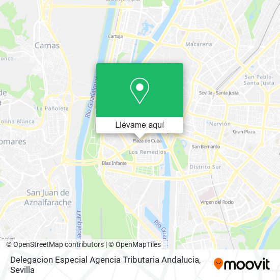 Mapa Delegacion Especial Agencia Tributaria Andalucia