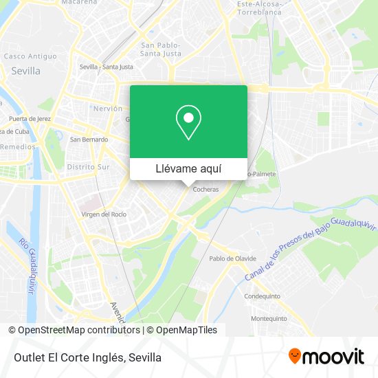 Mapa Outlet El Corte Inglés