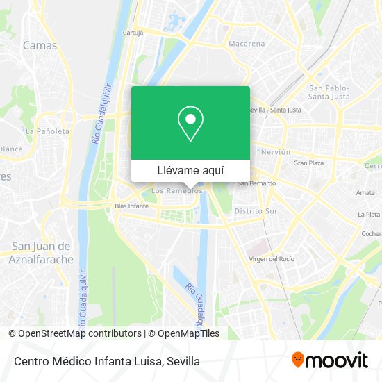 Mapa Centro Médico Infanta Luisa