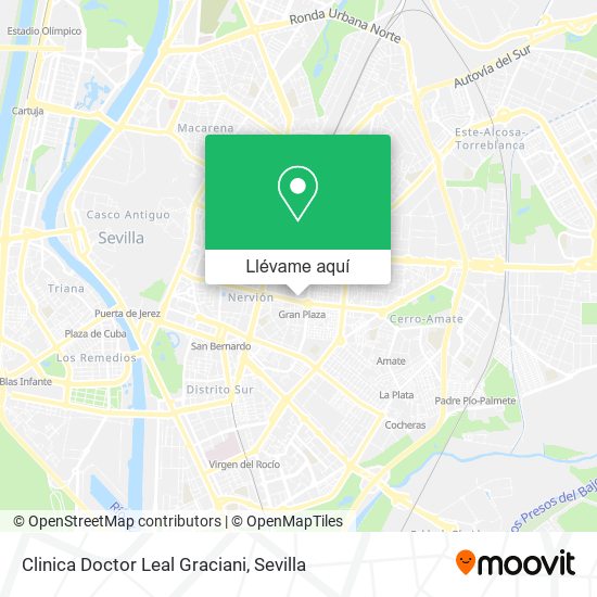 Mapa Clinica Doctor Leal Graciani