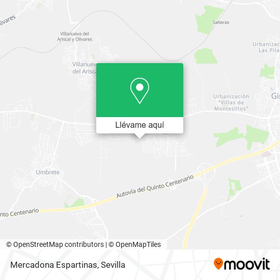 Mapa Mercadona Espartinas