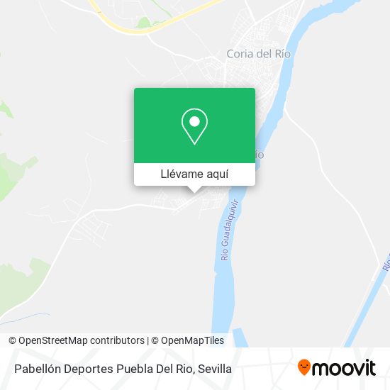 Mapa Pabellón Deportes Puebla Del Rio