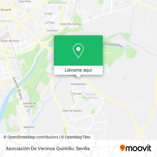 Mapa Asociación De Vecinos Quintillo